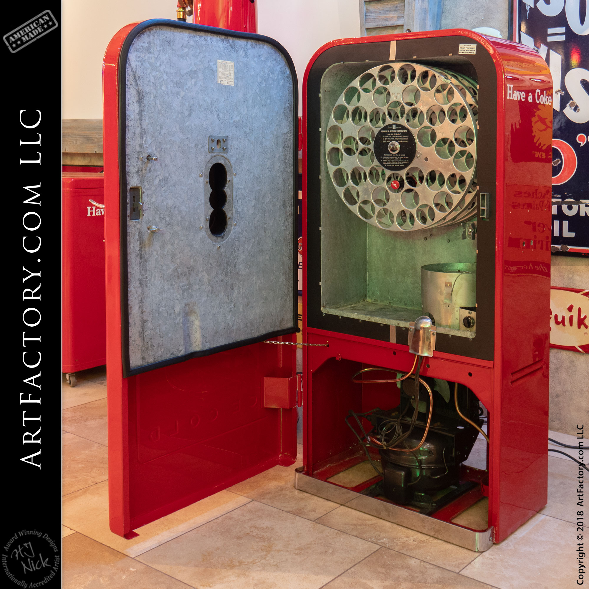 Vintage Coke Machine Retro