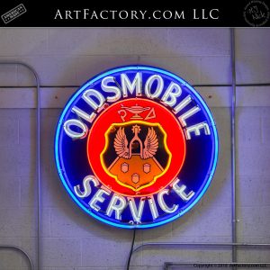 New vintage Oldsmobile Service Garage Neon Sign