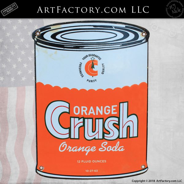Crush Orange Soda Tin