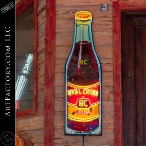 New Vintage RC Cola Soda Neon Sign