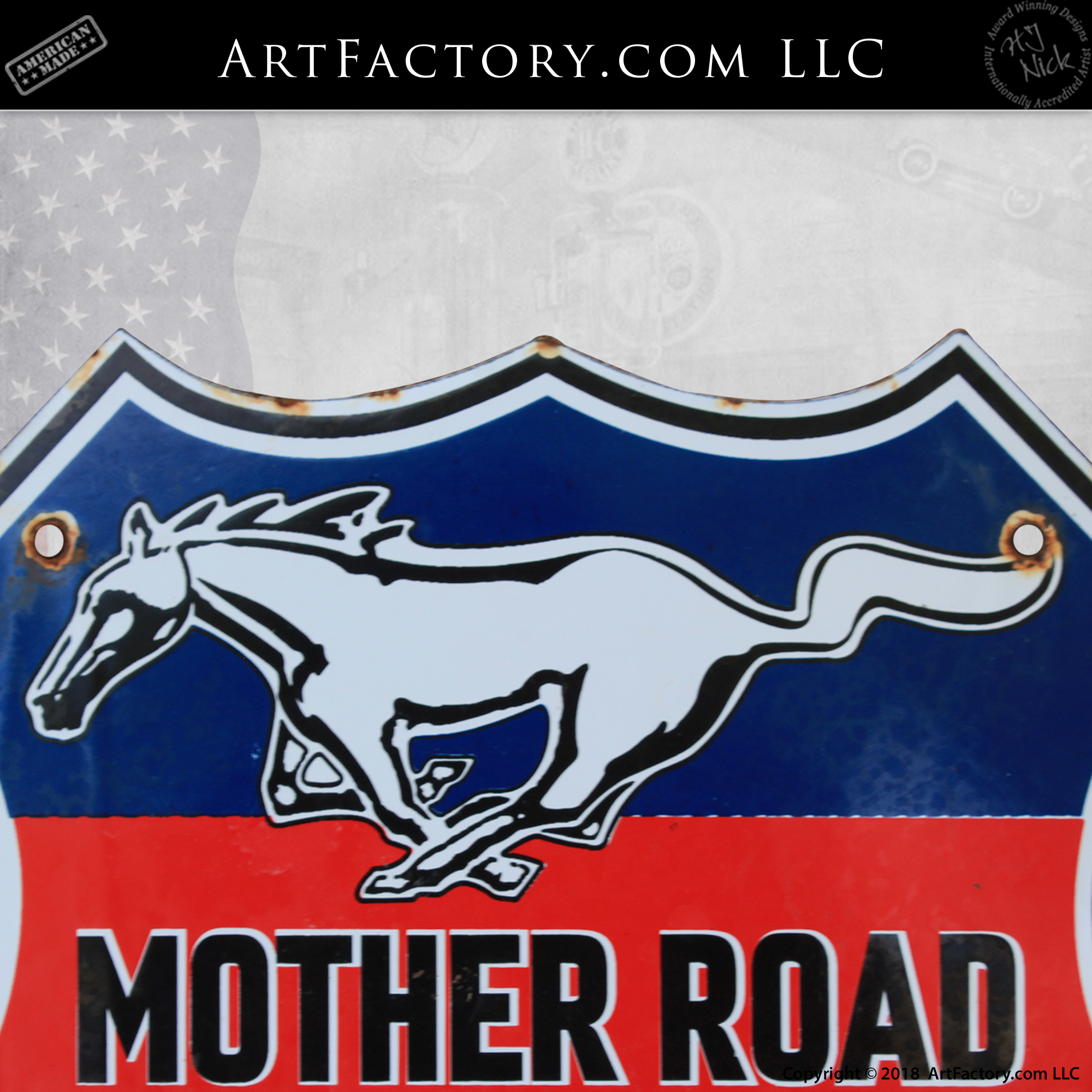 Ford Mother Road Sign