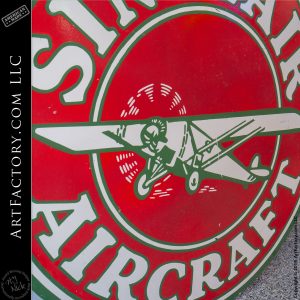 New Red Sinclair Aircraft Aero Sign