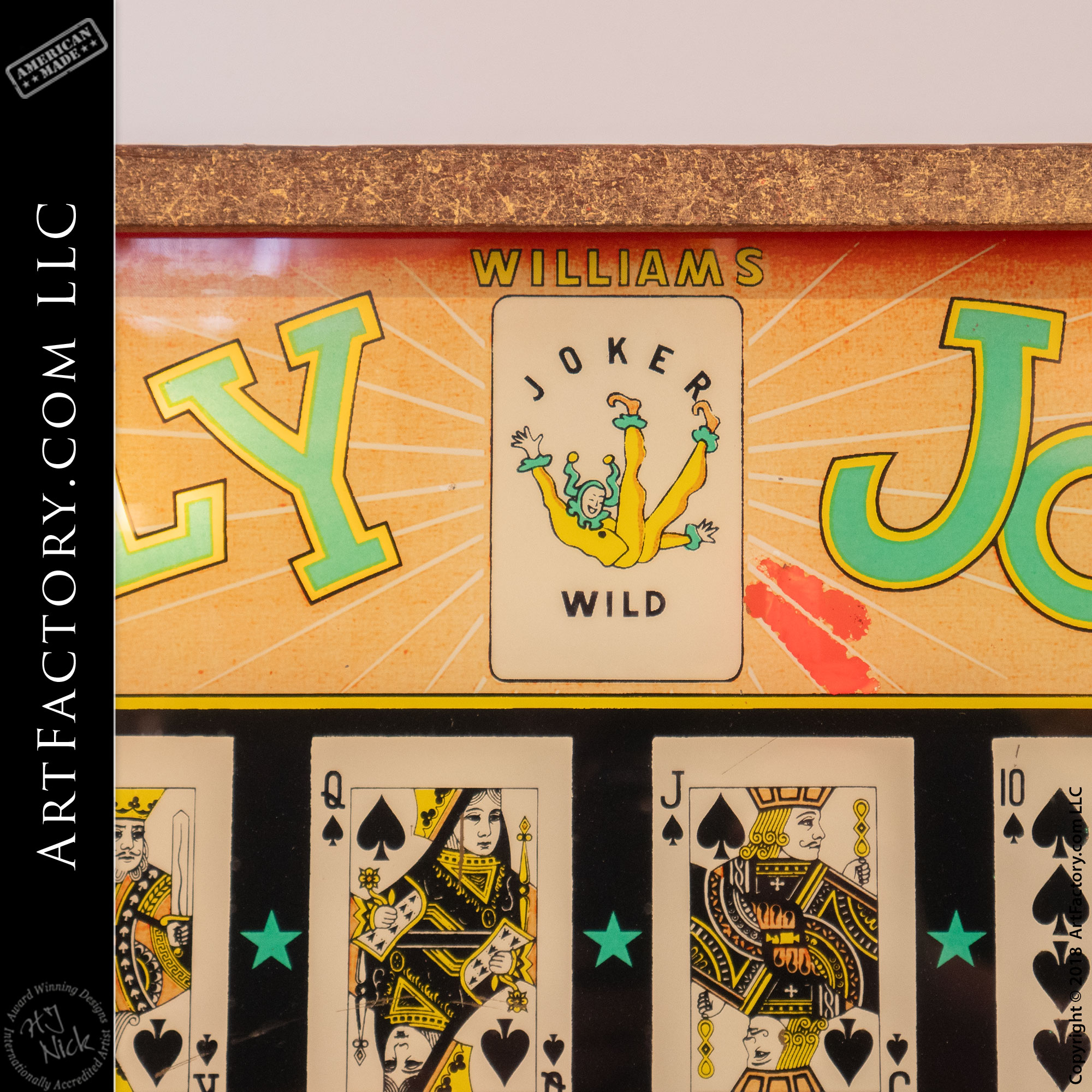 Vintage Jolly Joker Card Game Machine