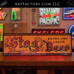 New Neon Stag Beer Bar Sign