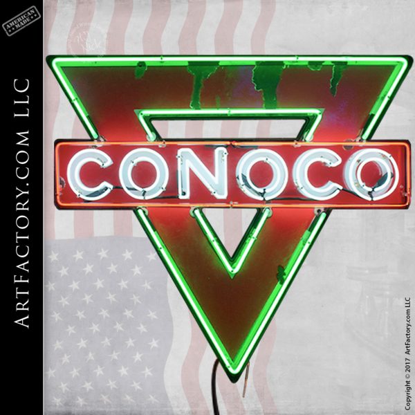 Conoco Triangle Neon