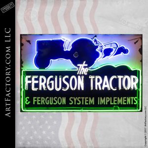 Ferguson Tractor Neon Sign