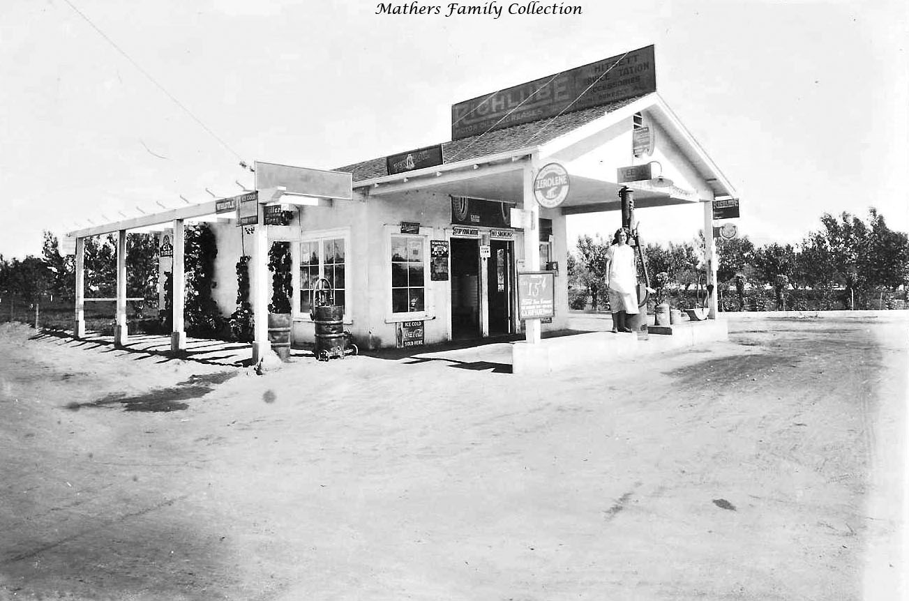 Historic Petrol station North Hollywood 1930s