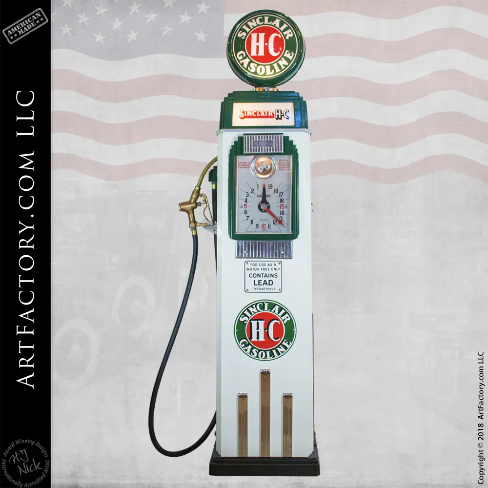 Sinclair HC Gasoline Vinyl Sticker Decal – Vintage Style, 14 Inch