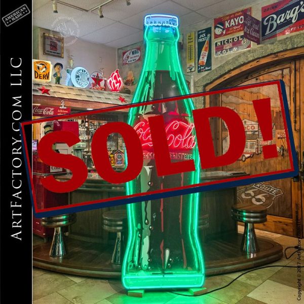 Coca Cola 9ft Bottle Neon - NS1788