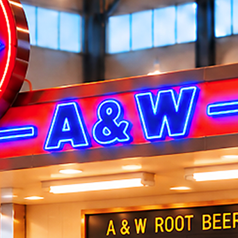 A&W Neon Lines