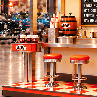Carhop Chairs and Countertop