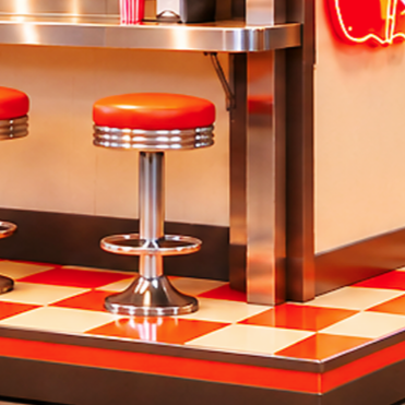 OrangeCream Finish and Metal Trim