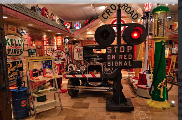 Railroad crossing display