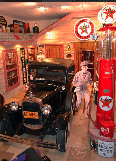 Historic automotive signs and American roadside artifacts