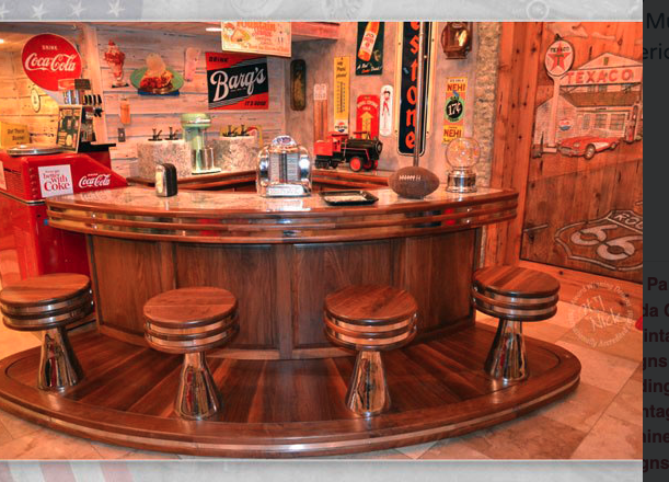 Handcrafted soda fountain