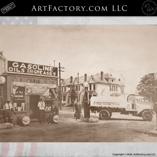 Early Polarine Gas Station - 1890-1910 - GSP789