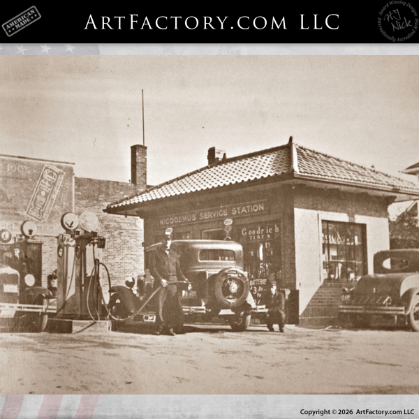 Gas Station -  Use This Photo To Design Your Display - EGS567