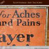 Bayer Aspirin Sign Vintage Tin Ads - VS113