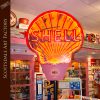 Shell Oil Neon Sign Vintage Advertisements - VS122