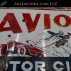 Genuine AVIO Motor Oil Porcelain Sign